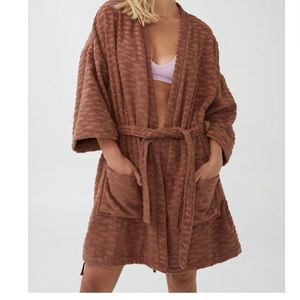 Cotton on toweling robe